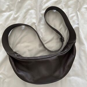 COS leather crossbody bag